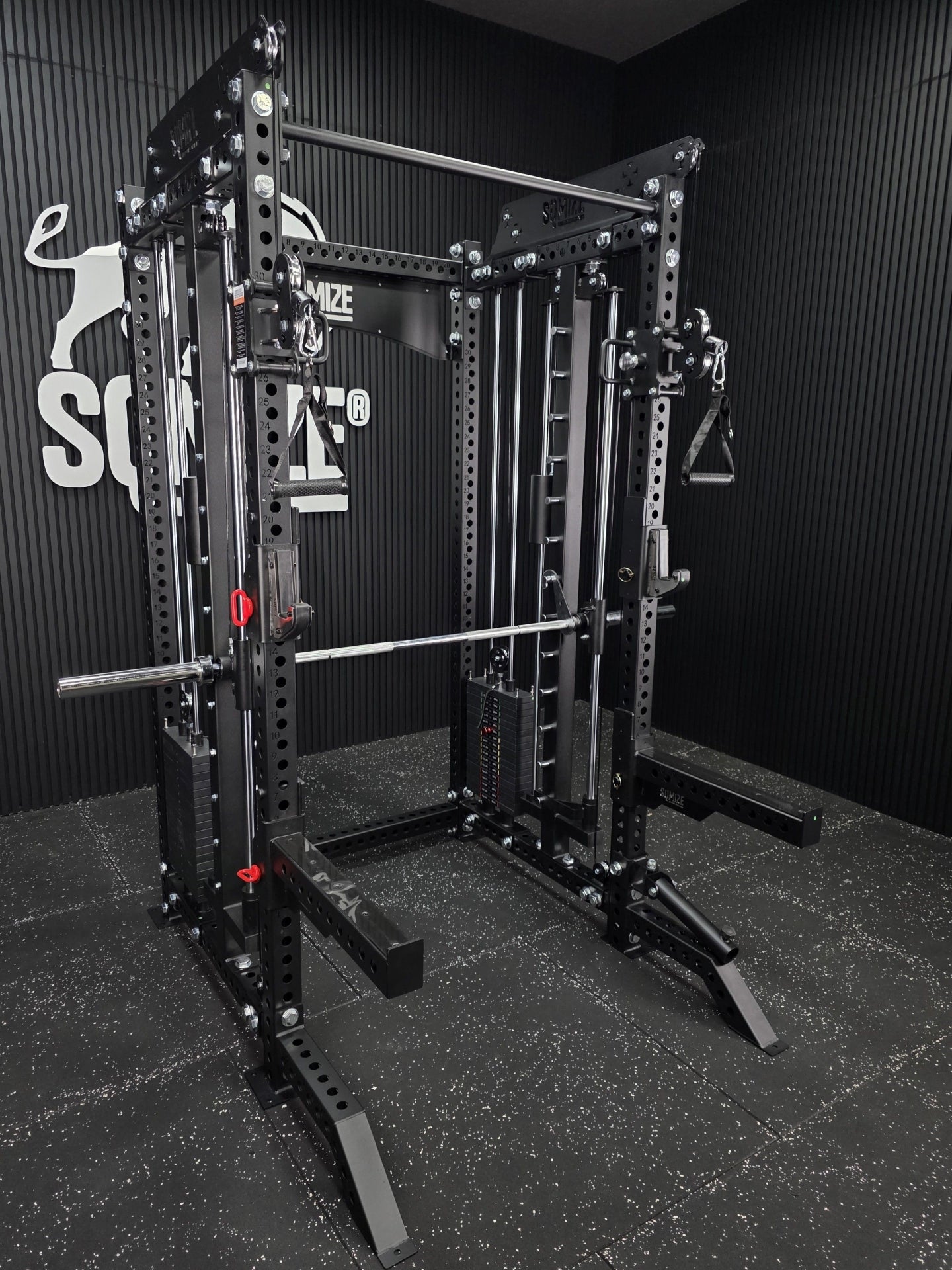 Tri-Power Gym SQMIZE® PREMIUM BISON SQ-S999-90 mit Counter-Balance, Höhe 238,5 cm