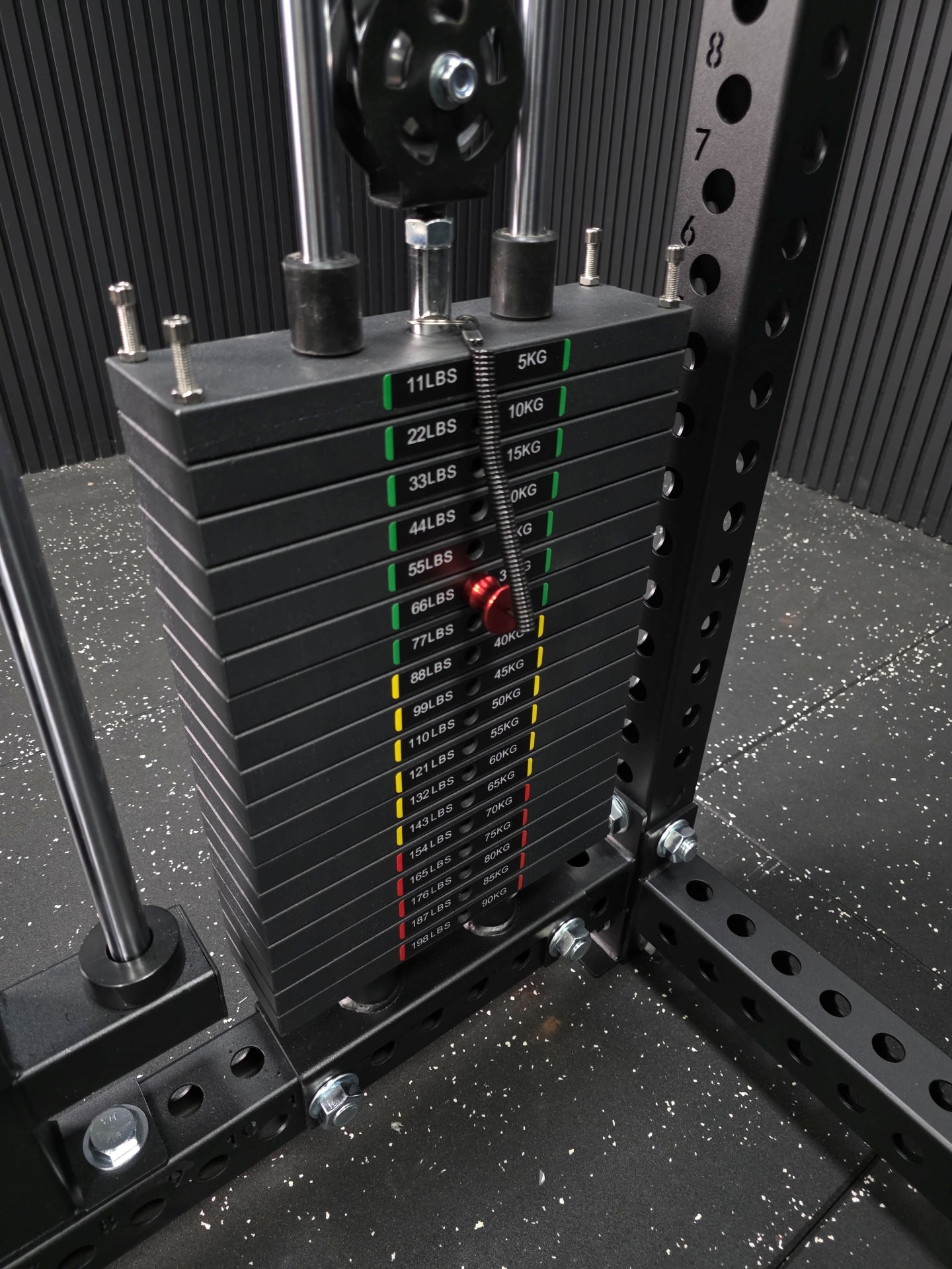 Tri-Power Gym SQMIZE® PREMIUM BISON SQ-S999-90 mit Counter-Balance, Höhe 238,5 cm