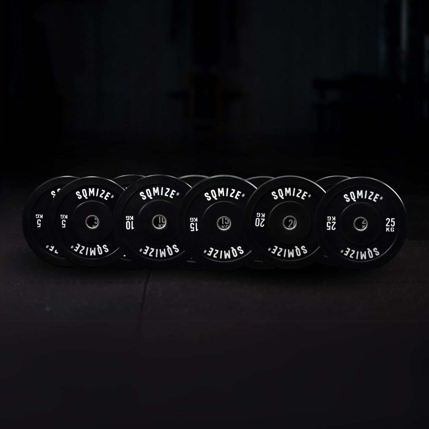 Bumper Plate Professional Series SQMIZE® BBP-XS Set, 70 - 150 kg