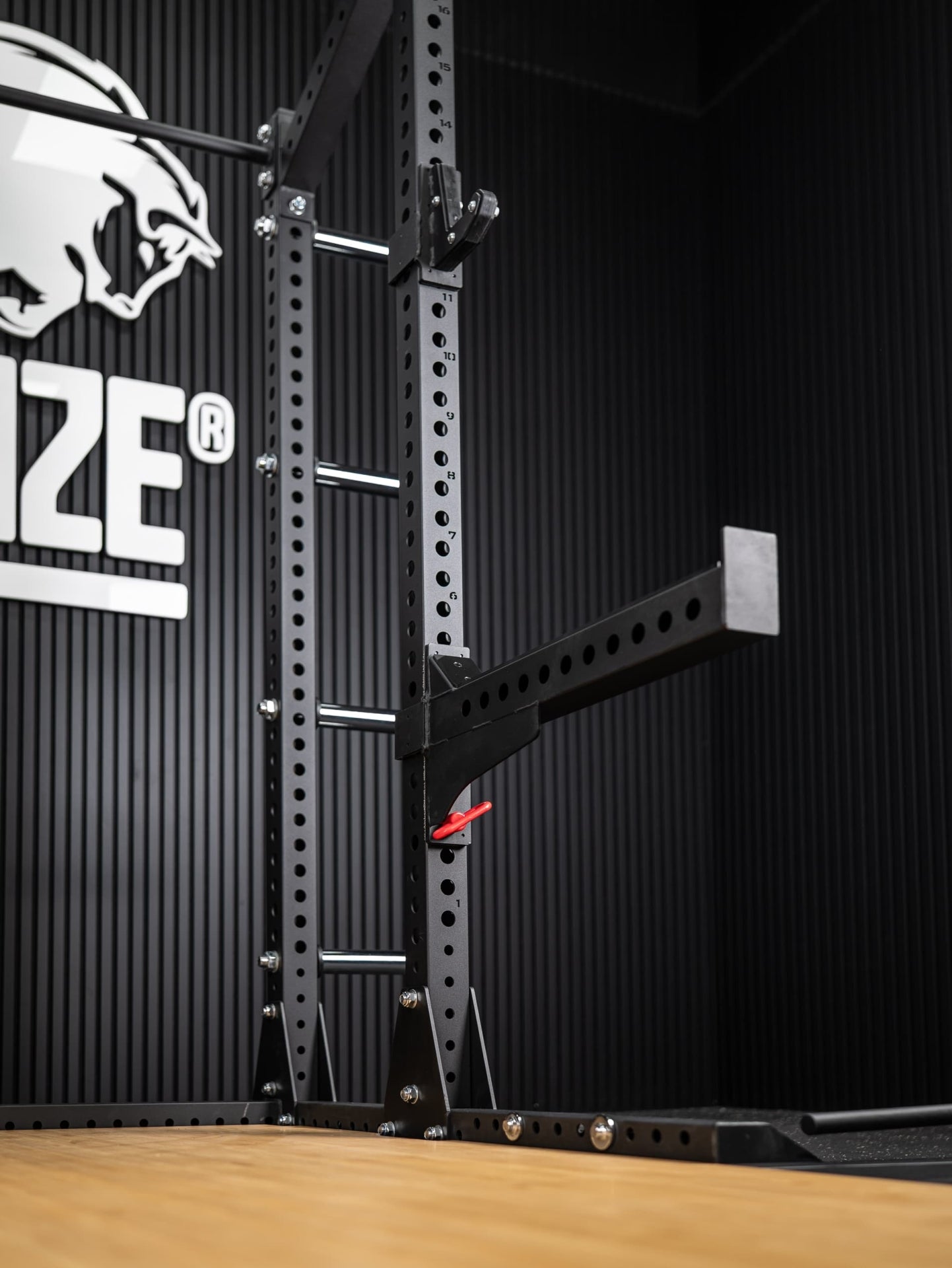 Half Rack mit Weightlifting Platform SQMIZE® ELITE CLUB SQ-R334, Höhe 235 cm