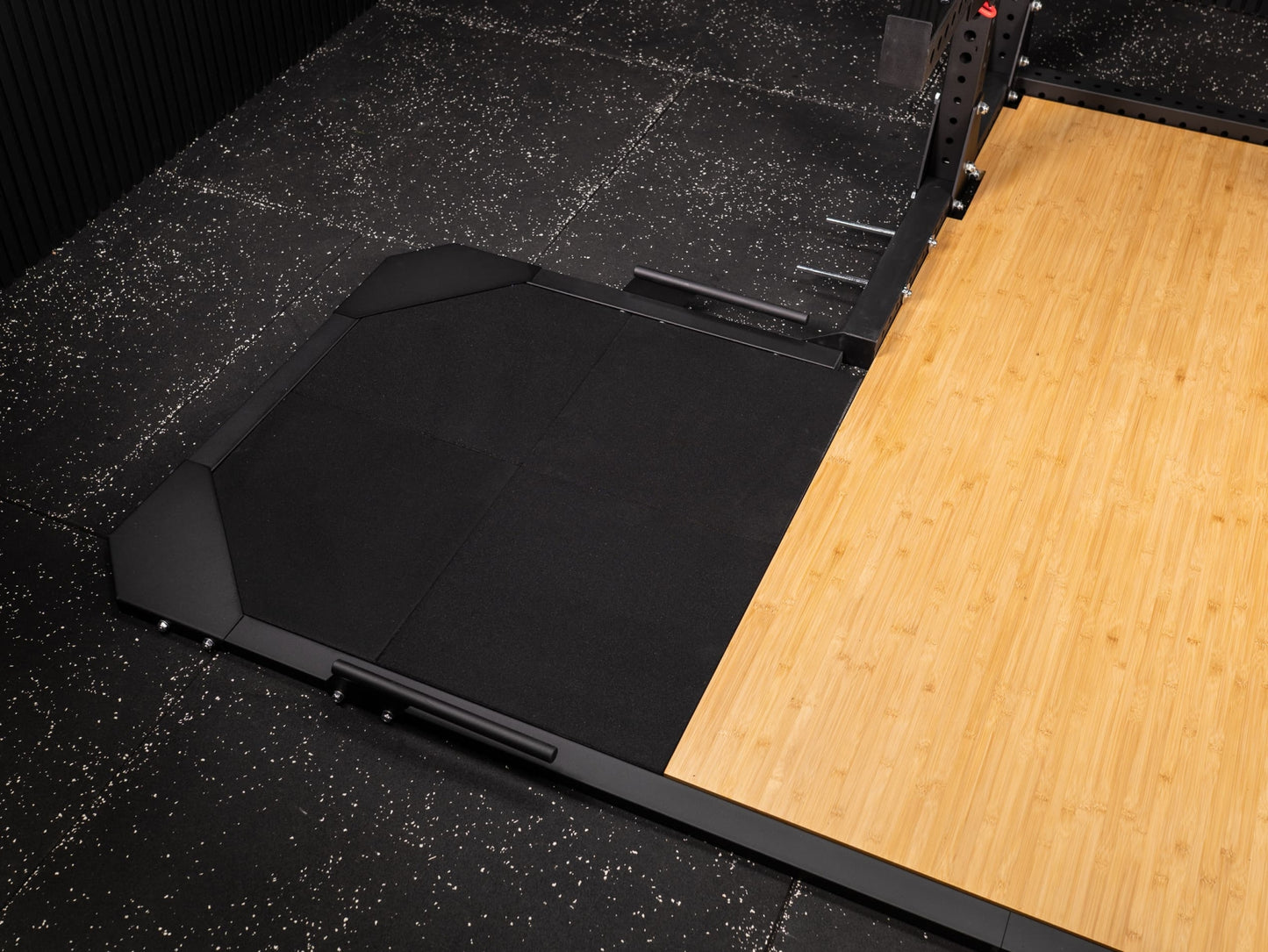 Half Rack mit Weightlifting Platform SQMIZE® ELITE CLUB SQ-R334, Höhe 235 cm