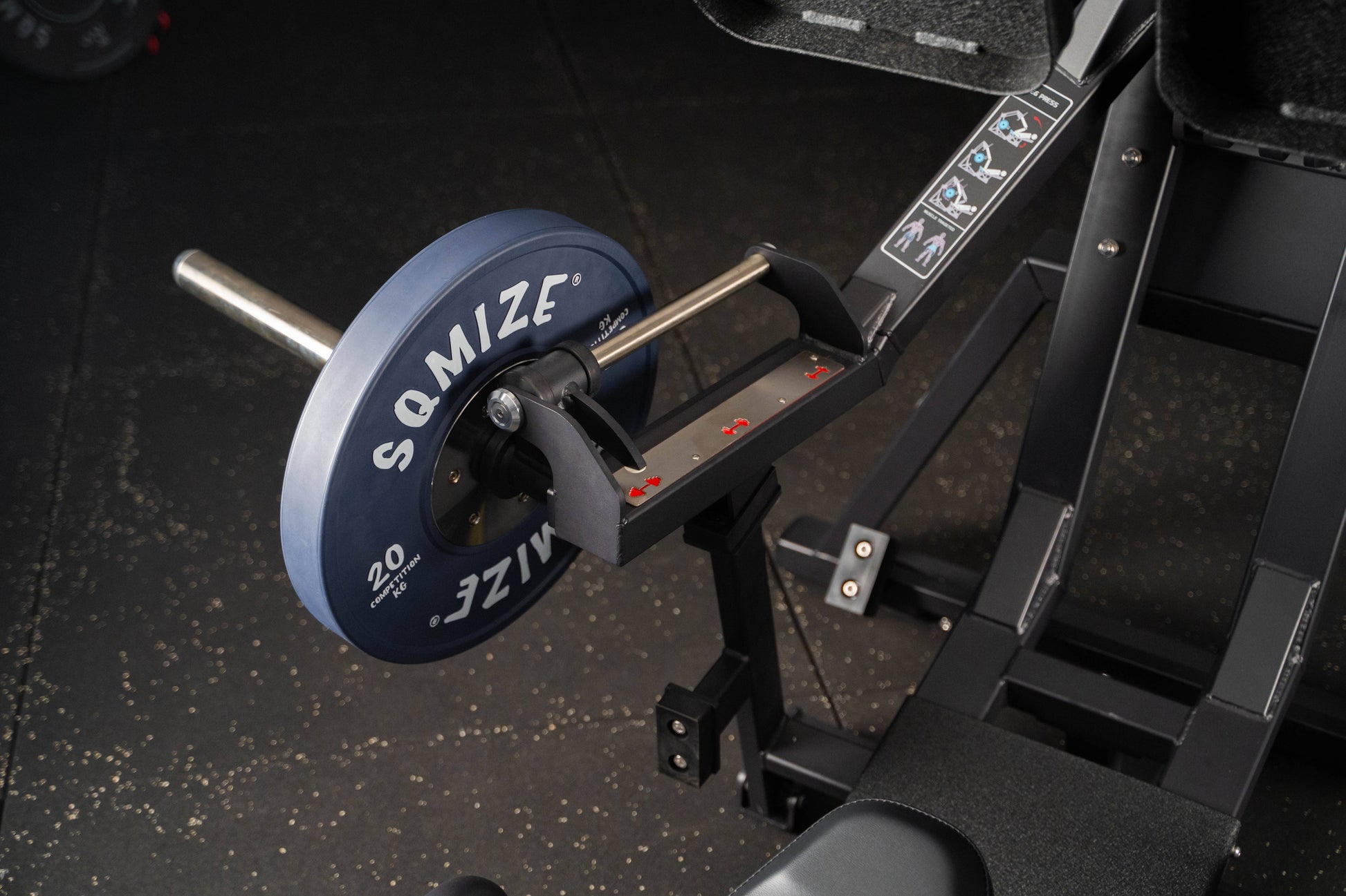 Iso-Laterale Studio Beinpresse SQMIZE® PREMIUM BISON LPL30i www.simpleproducts.at 