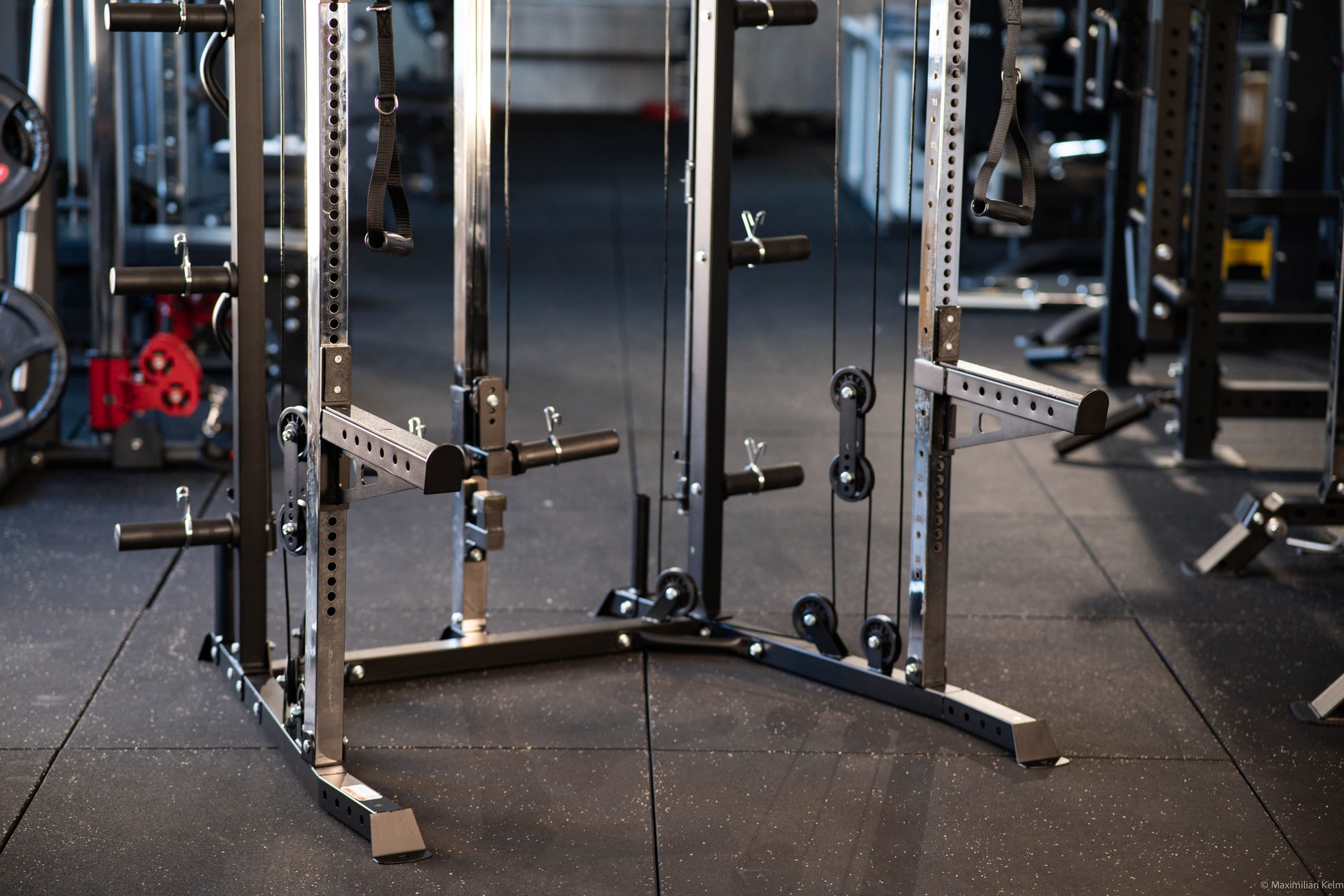 Kabelzugstation & Power Rack: Power Gym Center SQMIZE® POWER PACK R771 www.simpleproducts.at 
