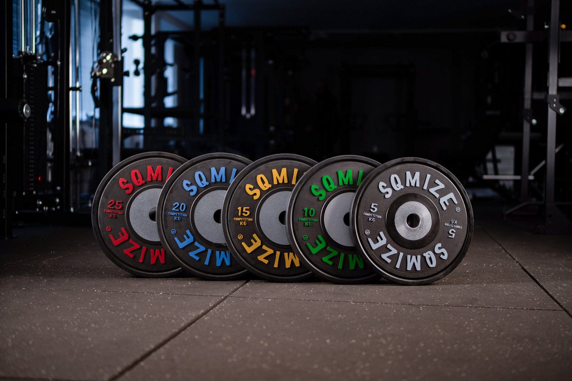 Premium Bison Black Competition Bumper Plate Set SQMIZE® V-CompBP, 90 - 140 kg www.simpleproducts.at 90 kg - Set 