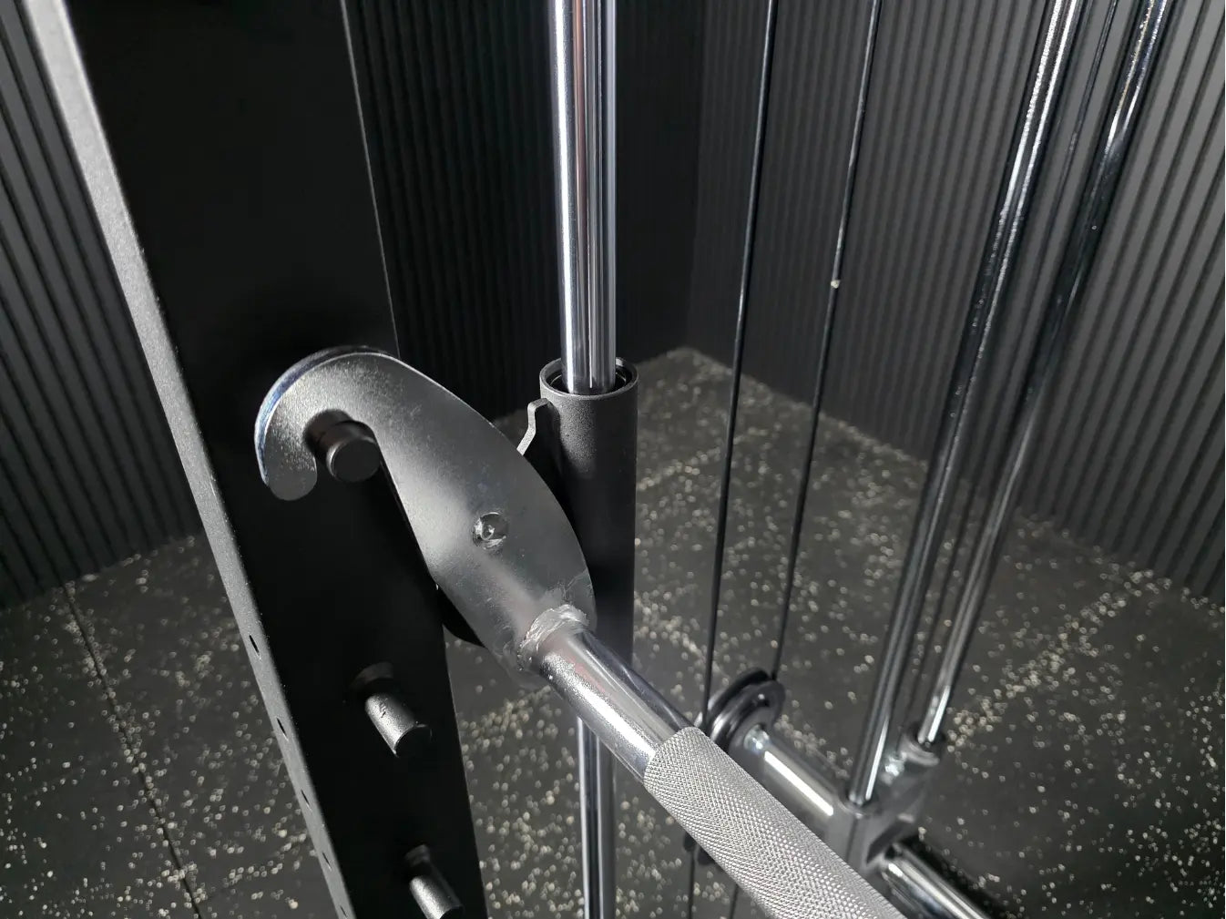 All-in-One Rack Station SQMIZE® ELITE CLUB SQ-R356, Power Rack, Linear Smith & Kabelzugstation, Höhe 210 cm